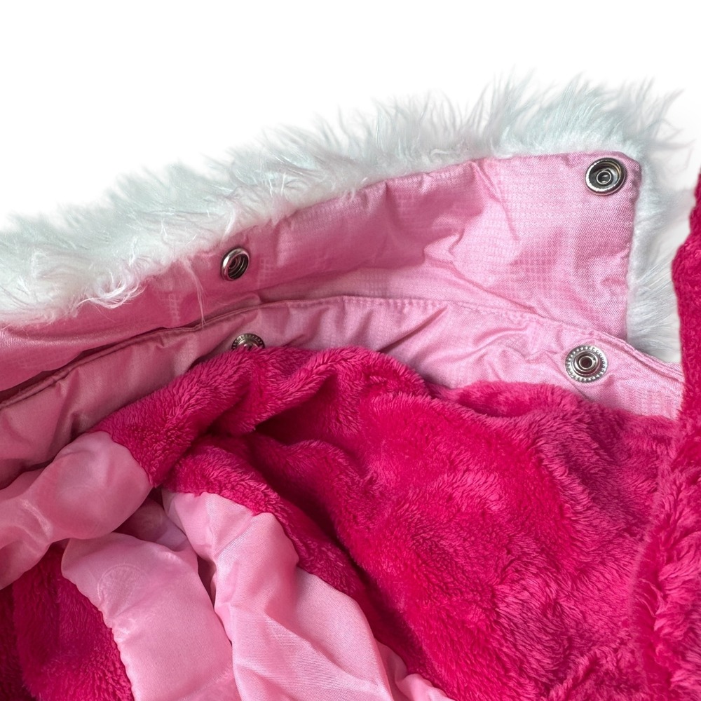 Weatherproof Pink Fleece Lined Hooded Ski Jacket Size 4T - Picture 6 of 9